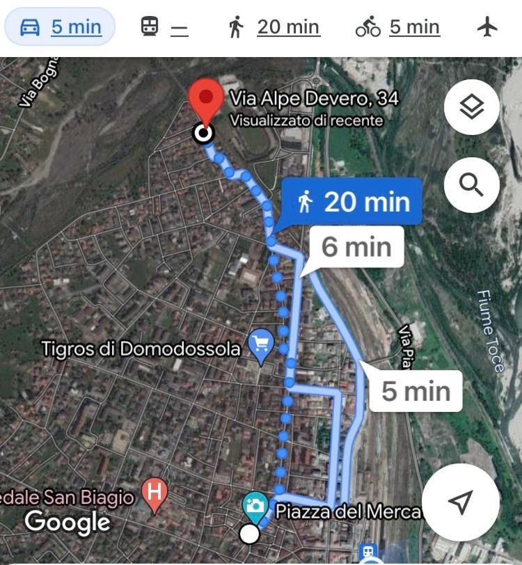 "La Bella Della Cappuccina" Casa Con Parcheggio Interno Gratuito Apartment Domodossola Ngoại thất bức ảnh